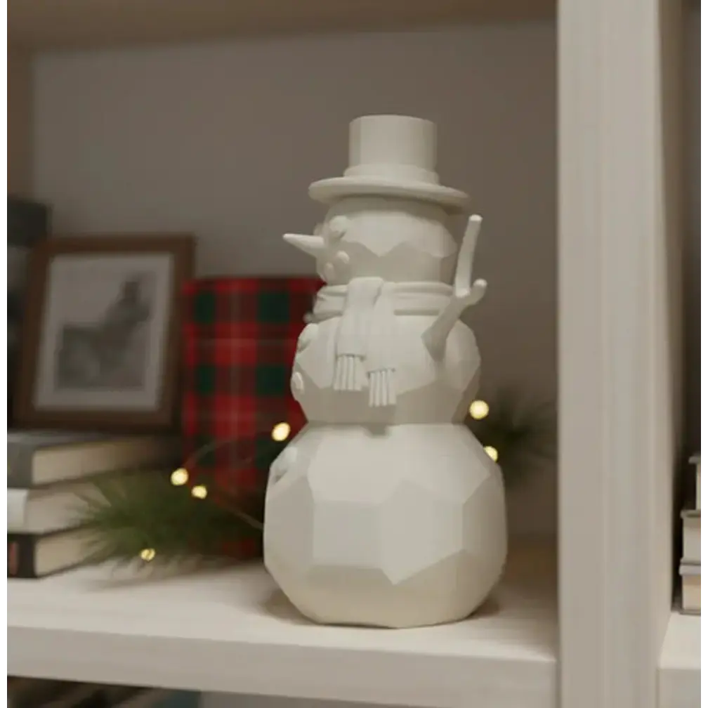 Adorno - Muñeco De Nieve Navideño 3