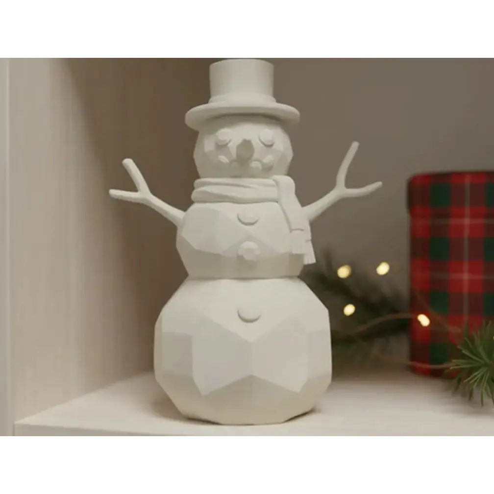 Adorno - Muñeco De Nieve Navideño 4