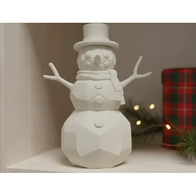 Adorno - Muñeco De Nieve Navideño 4