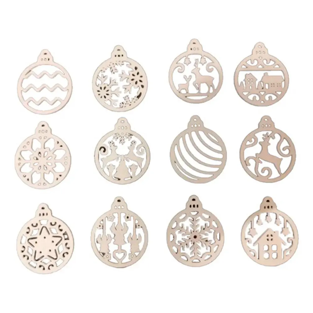 Adornos Navideños Para Árbol (pack 12 Un) 1