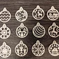 Adornos Navideños Para Árbol (pack 12 Un) - Miniatura 2