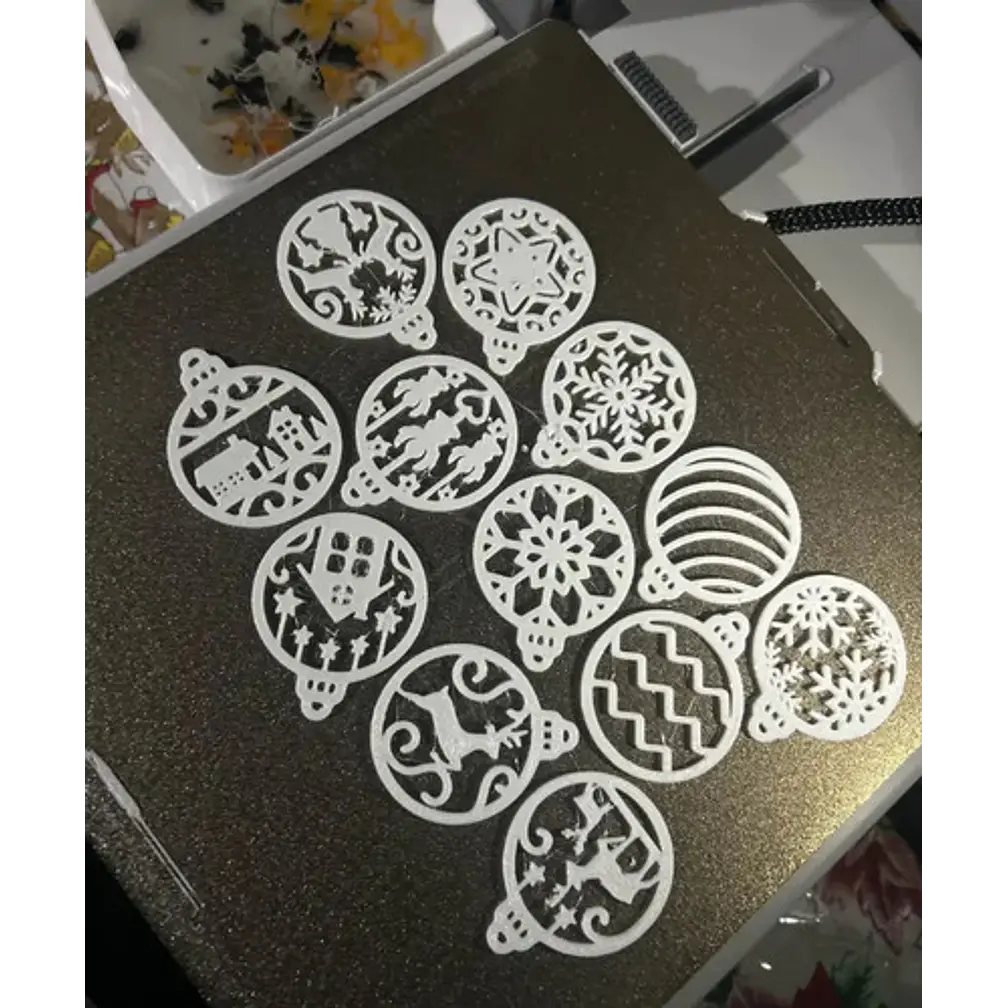 Adornos Navideños Para Árbol (pack 12 Un) 3