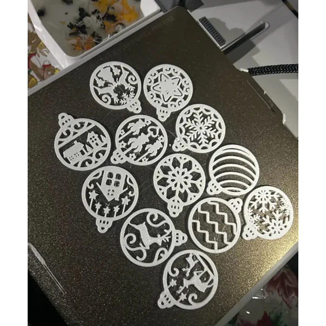 Adornos Navideños Para Árbol (pack 12 Un) 3