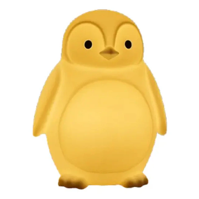 Portavelas Led De Pingüino