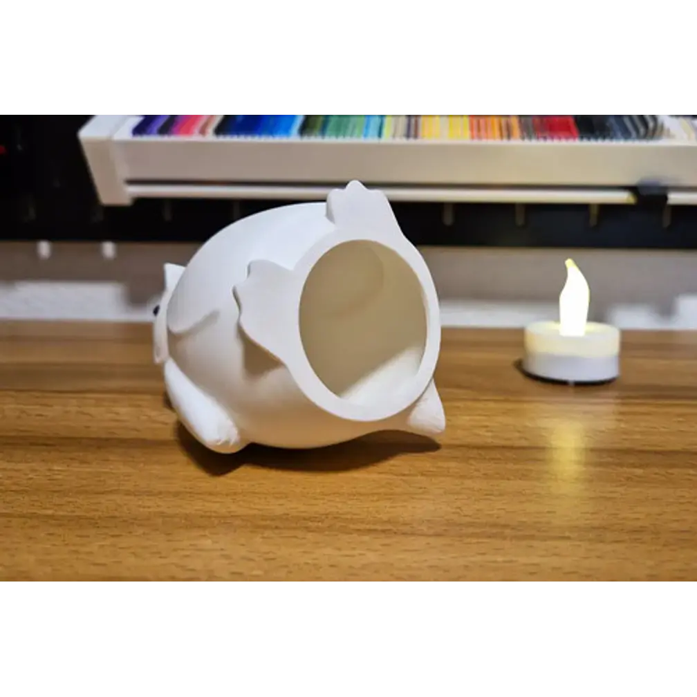 Portavelas Led De Pingüino 4