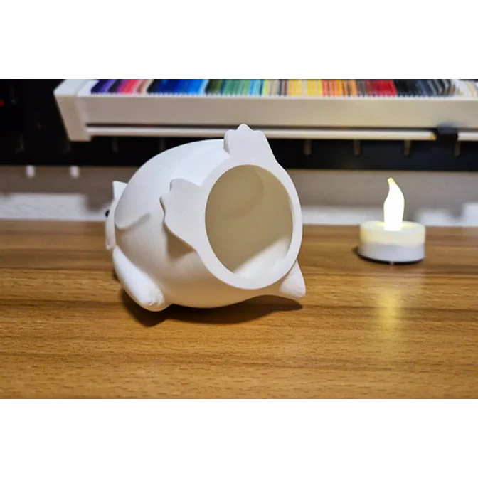 Portavelas Led De Pingüino 4