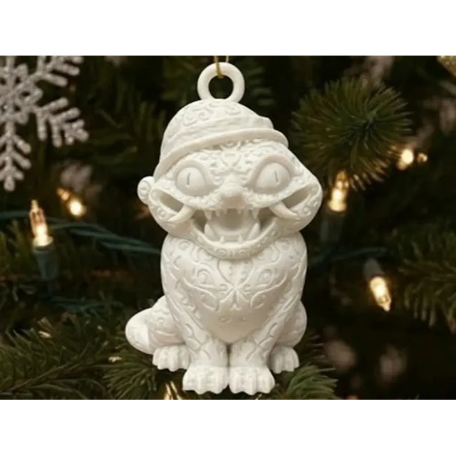Adorno Navideño De Tigre Derpy