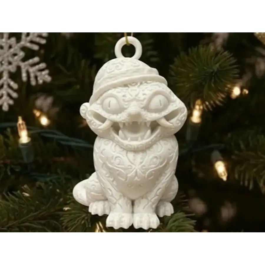 Adorno Navideño De Tigre Derpy