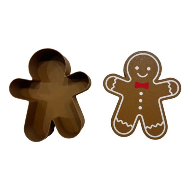 Adorno Navideño- Caja De Jengibre Para Dulces