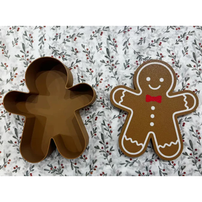 Adorno Navideño- Caja De Jengibre Para Dulces 2