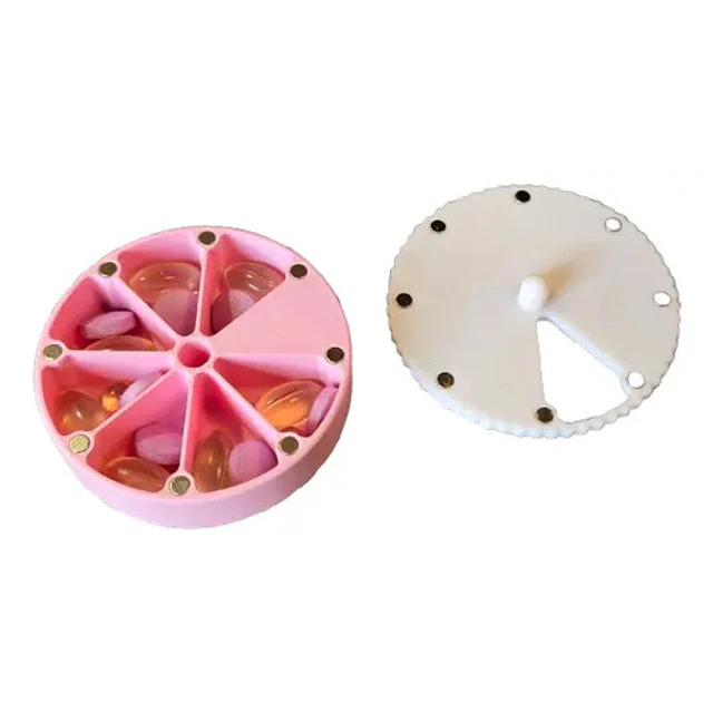 Pastillero Para 7 Días Color Rosado