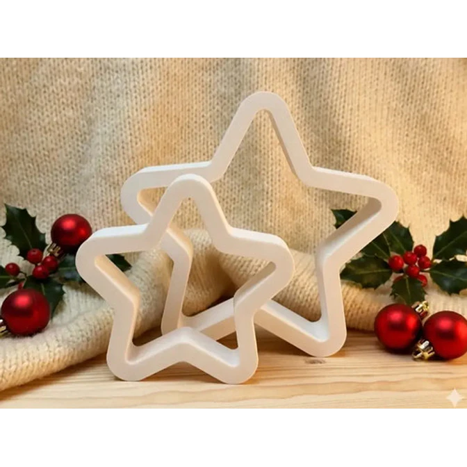 Adorno Navidad - Estrellas (pack 2 Un) 4