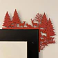 Decoración De Marco De Puerta Navideña Renos - Miniatura 2
