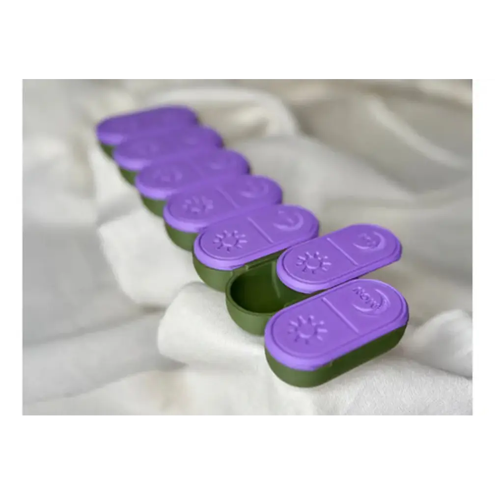 Pastillero De 7 Días, Mañana Y Noche 2