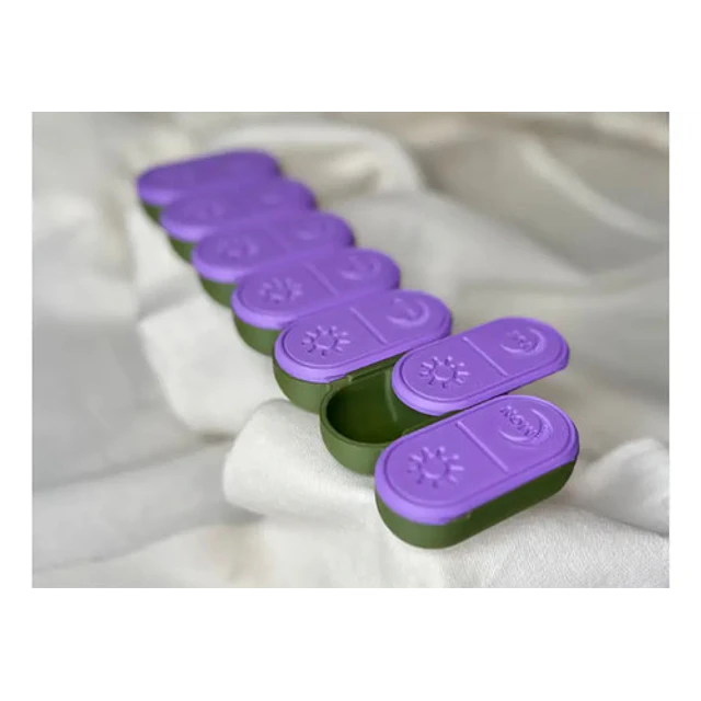 Pastillero De 7 Días, Mañana Y Noche