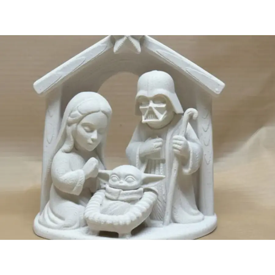 Figura Navideña De Pesebre Navideño Starwars