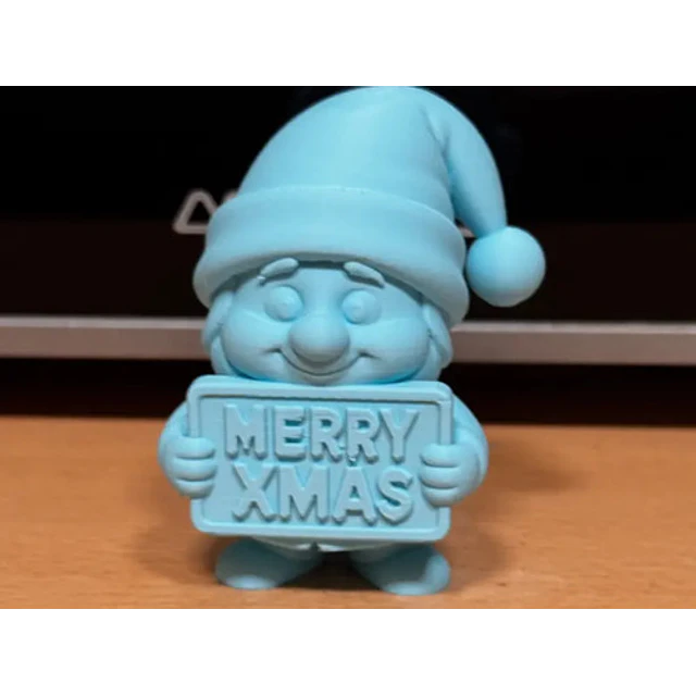 Gnomo Con Cartel De Feliz Navidad