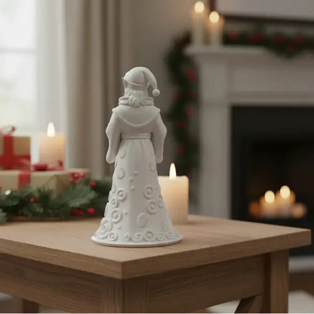 Figura Navideña De Elfo Portador De Regalos