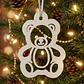 Adorno Decoración Navideña De Oso De Peluche - Miniatura 1