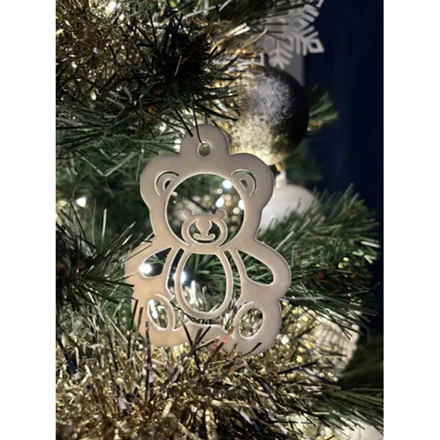 Adorno Decoración Navideña De Oso De Peluche