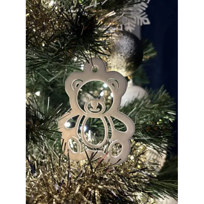 Adorno Decoración Navideña De Oso De Peluche 2