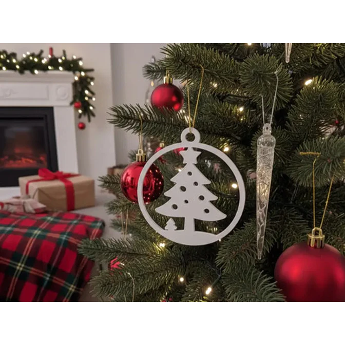 Adorno De Árbol De Navidad  Decoración Navideña Sencilla 1