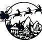 Decoración - Letrero Navideño Para Puerta - Miniatura 1