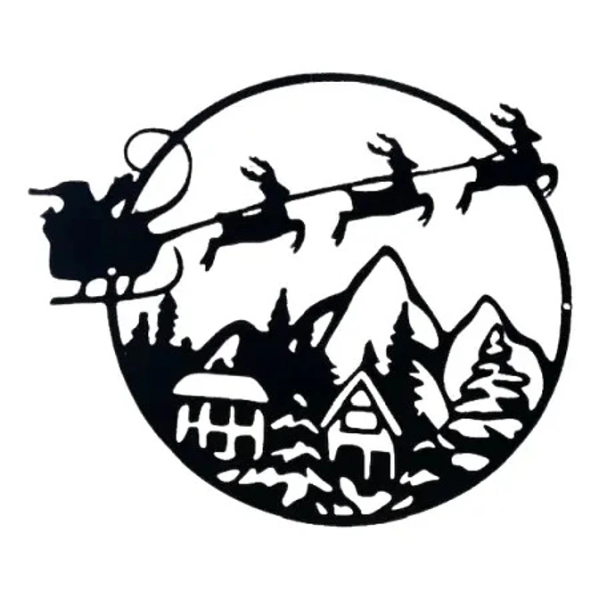 Decoración - Letrero Navideño Para Puerta 2