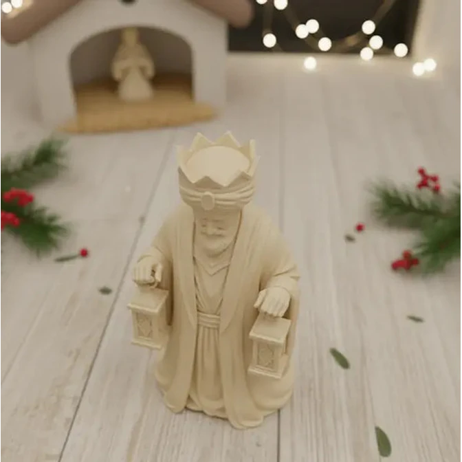 Rey Mago - Estatua De Pesebre Navideño 3