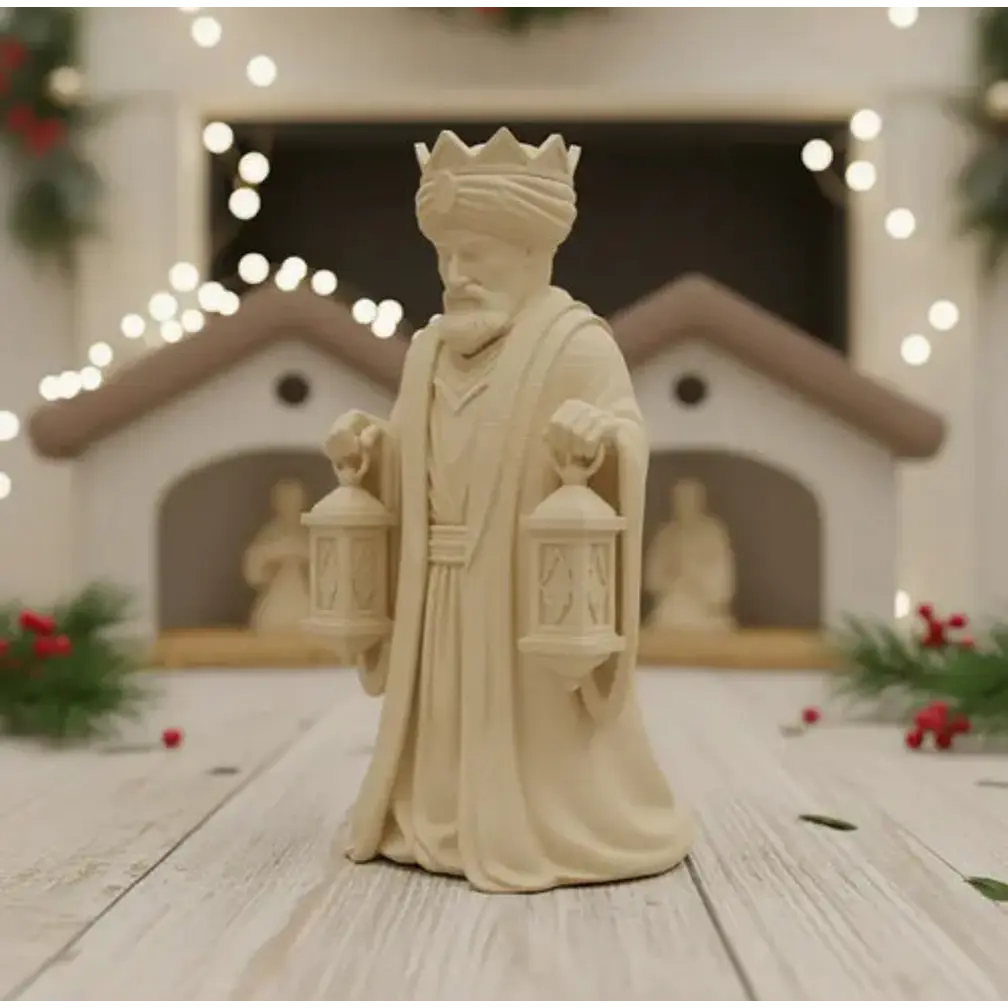 Rey Mago - Estatua De Pesebre Navideño 4