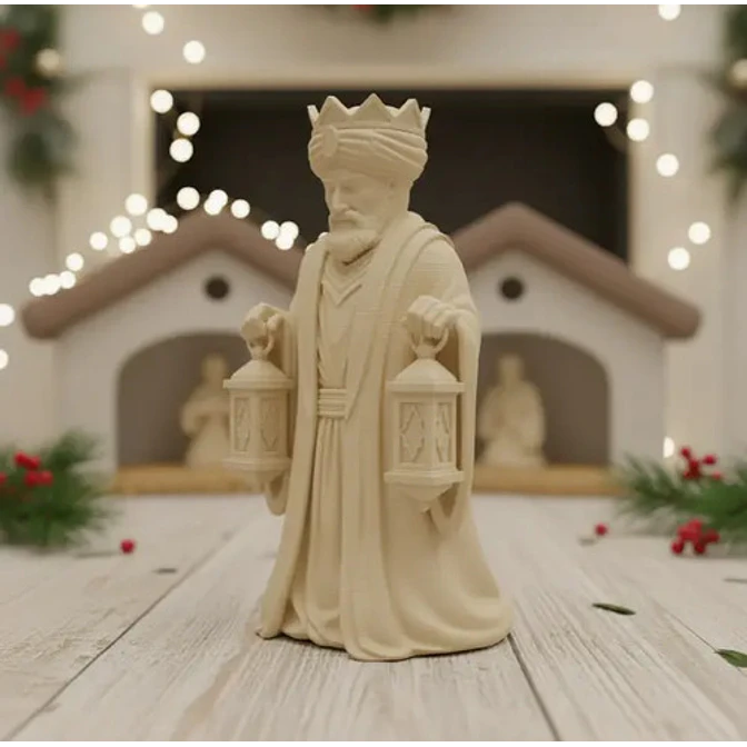 Rey Mago - Estatua De Pesebre Navideño 4