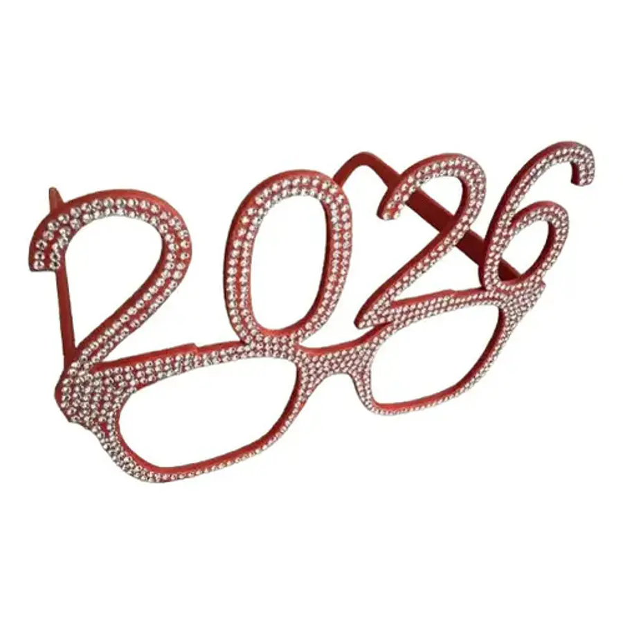 Gafas De Año Nuevo 2026 Color Rojo
