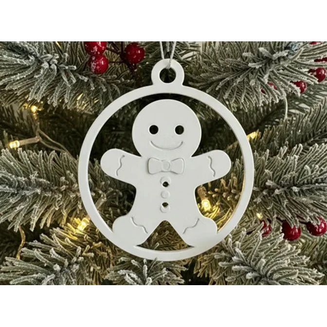 Adorno De Árbol De Navidad Con Colgante De Hombre Jengibre 1