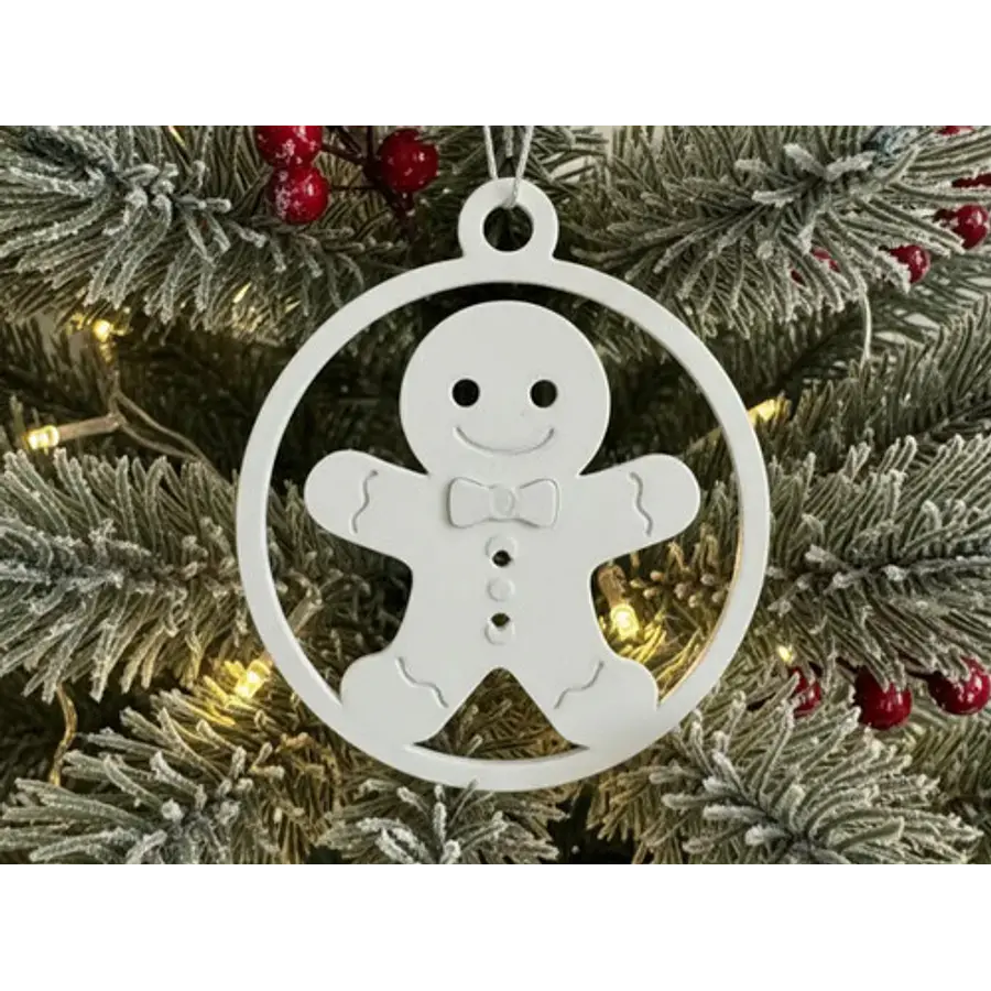 Adorno De Árbol De Navidad Con Colgante De Hombre Jengibre