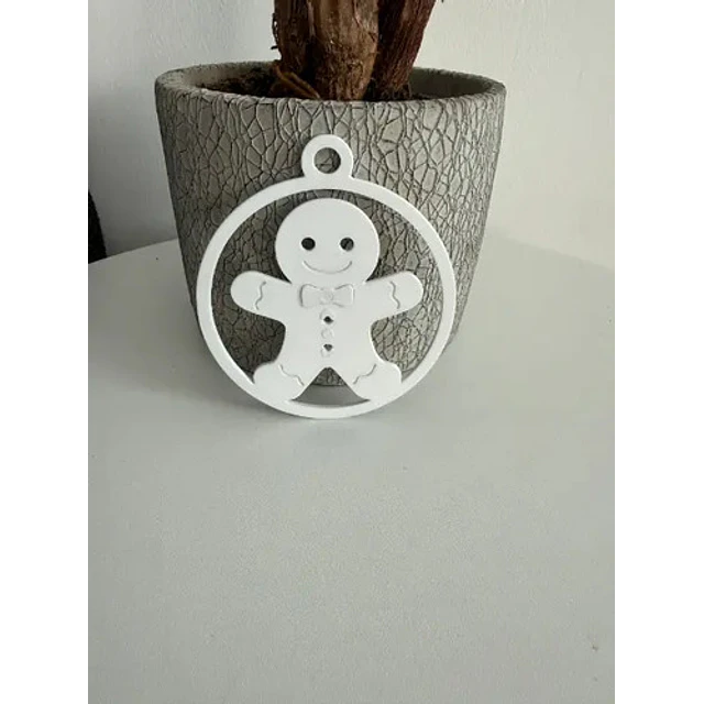 Adorno De Árbol De Navidad Con Colgante De Hombre Jengibre