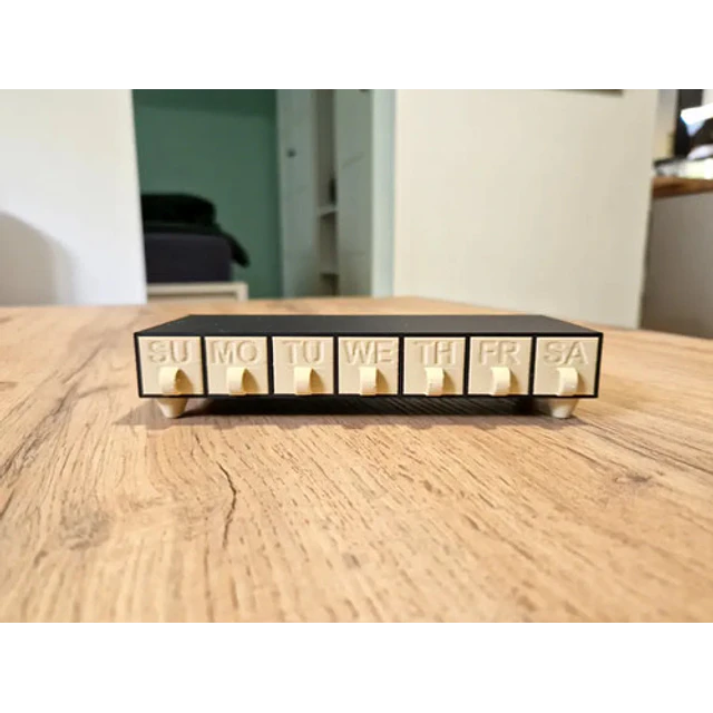 Pastillero De 7 Días Con Cajones