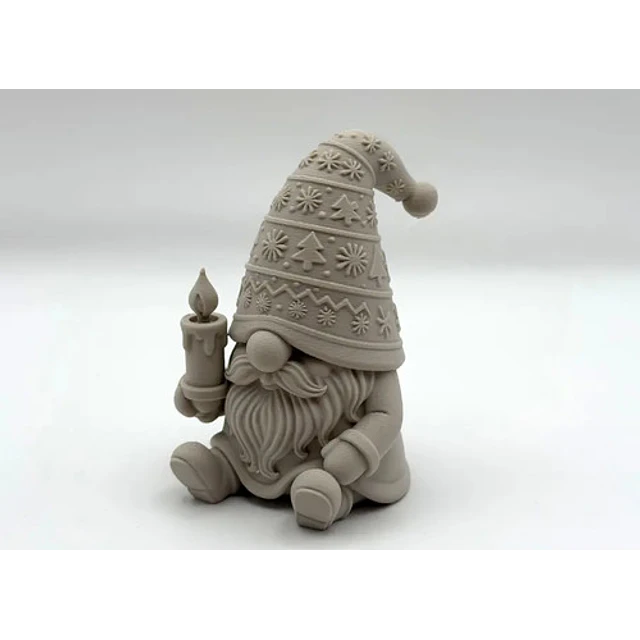 Adorno Navideño- Gnomo Vela De Navidad