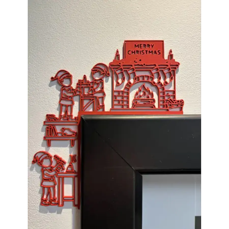 Decoración De Puerta Duendes Navideños