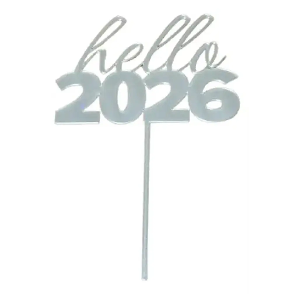 Topper De Pastel De Año Nuevo 2026 1