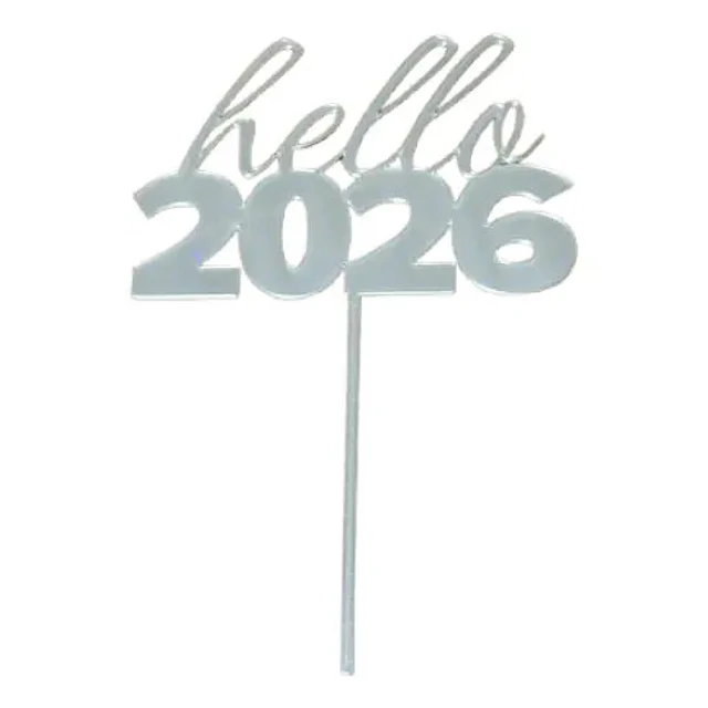 Topper De Pastel De Año Nuevo 2026