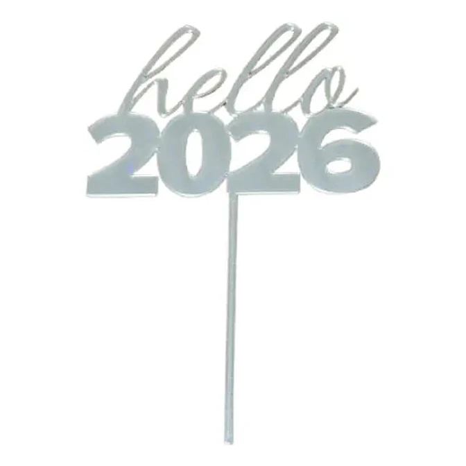 Topper De Pastel De Año Nuevo 2026 1