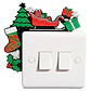 Adorno Para Interruptor - Trineo Santa - Miniatura 1
