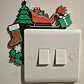 Adorno Para Interruptor - Trineo Santa - Miniatura 2