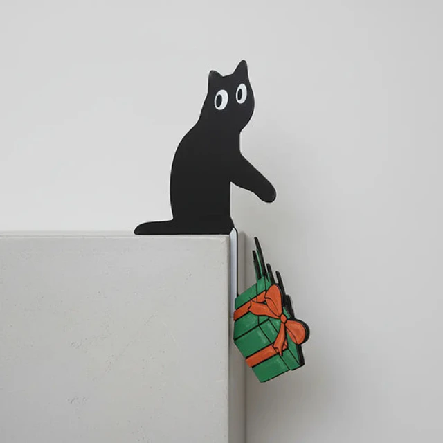 Adorno Para Esquina De Puerta Estilo Gato Festivo