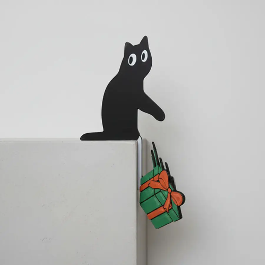 Adorno Para Esquina De Puerta Estilo Gato Festivo