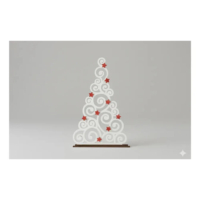 Figura Navideña De Árbol De Navidad Moderno 2