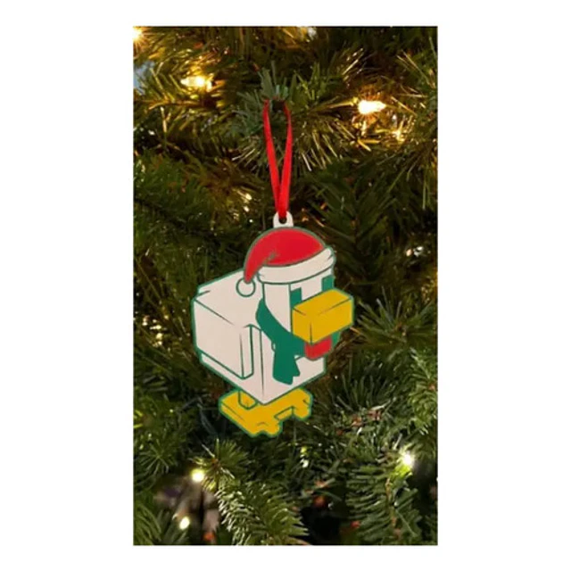 Adorno De Navidad De Pollo Minecraft