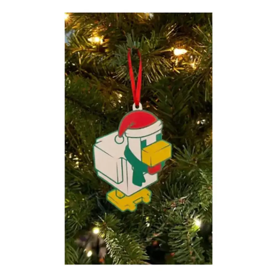 Adorno De Navidad De Pollo Minecraft