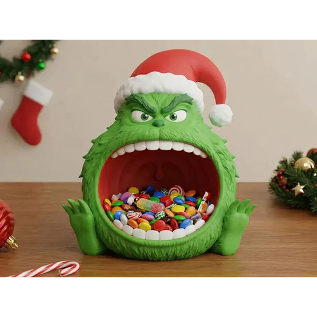 Decoración Para Dulces Del Grinch - Navidad