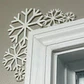 Adorno Navidad - Esquinero Para Puerta Copos De Nieve - Miniatura 4
